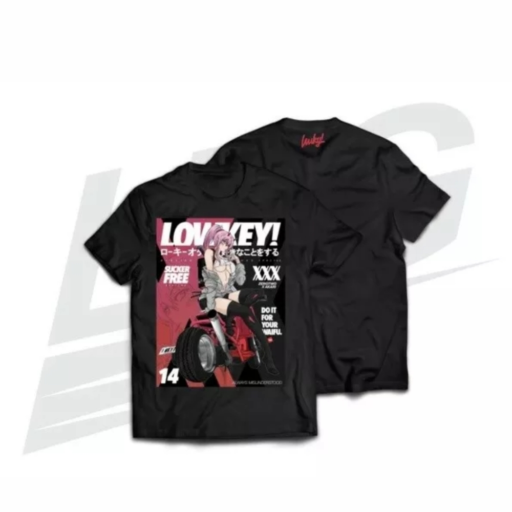 LOWKEY! Geeks ZeroTwo x Akari Limited edition T